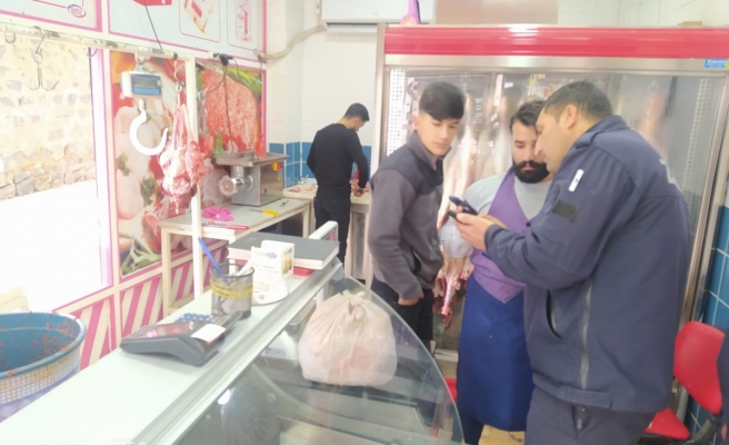 Viranşehir’de kasaplarda rayiç denetimi