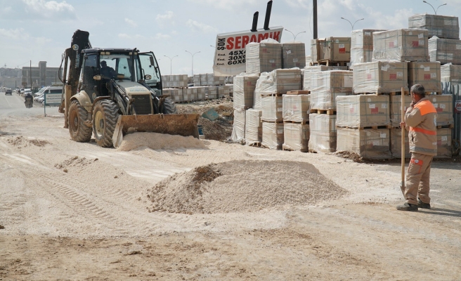 Haliliye’de selden hasar gören bölgelerde altyapı çalışması sürüyor