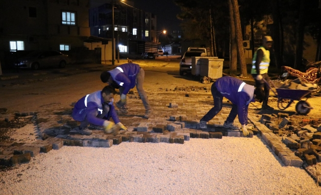 Yenilenen yollar mahalle sakinlerinin hizmetine sunuluyor