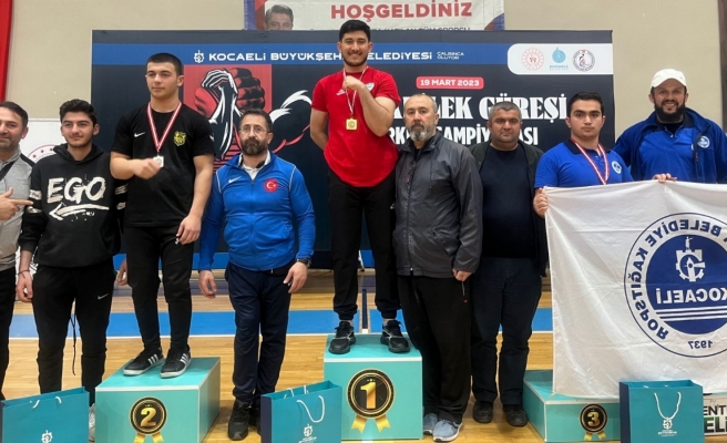 Haliliyeli sporcu namağlup Türkiye şampiyonu oldu