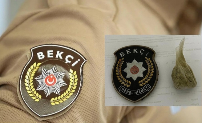 Bekçilerin durdurduğu şahsın üzerinden 5.9 gram esrar çıktı
