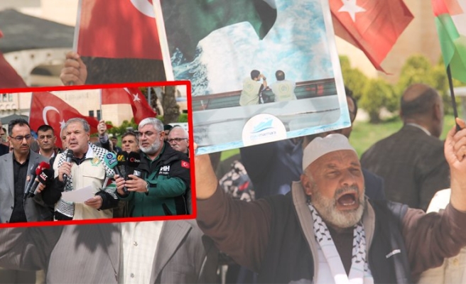 Urfa’da İsrail'in Mescid-i Aksa'ya yönelik saldırıları protesto edildi