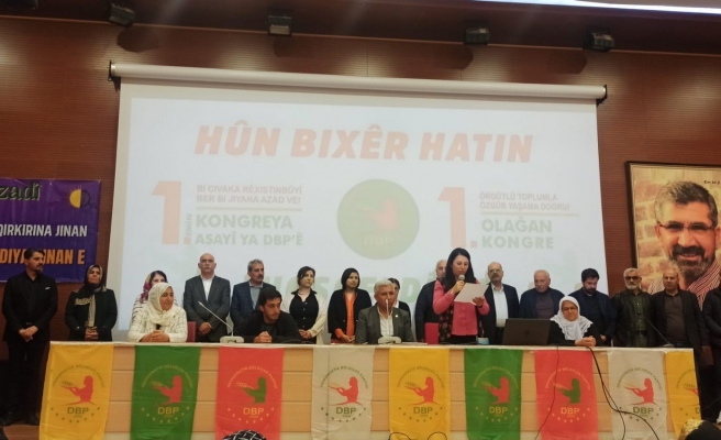 DBP Urfa il örgütü olağan kongresinde yeni eş başkanlarını belirledi