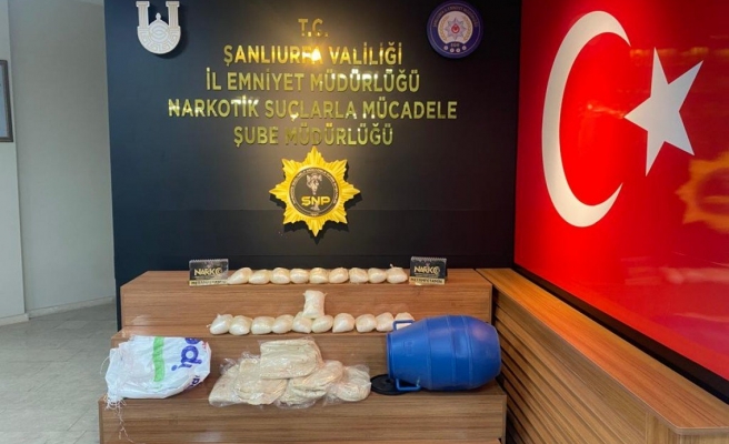 Urfa’da uyuşturucu operasyonunda 10 kilo metamfetamin ele geçirildi