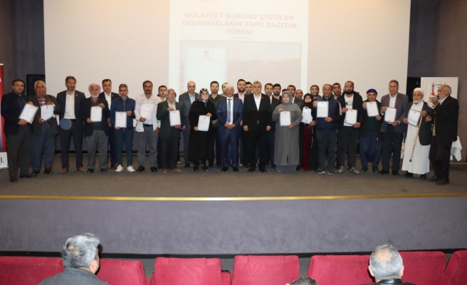 Şanlıurfa’da 40 yıllık tapu sorunu çözüme kavuştu