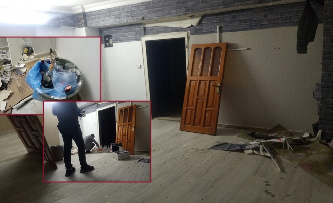 Urfa’da hırsızlar soydukları medresede alkol aldı