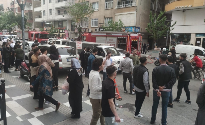 Haliliye’de akşam saatlerinde bir binada yangın çıktı