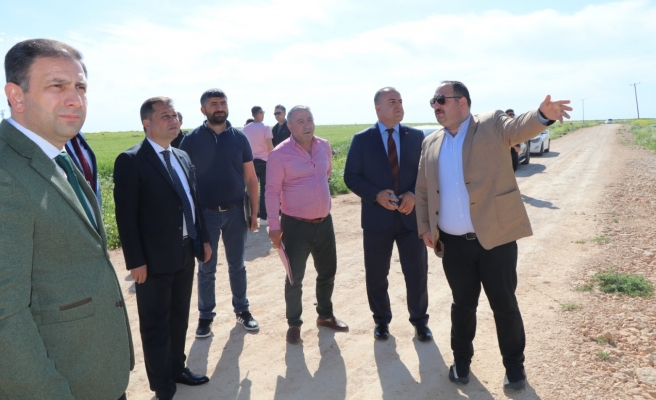 Adalet Bakanlığı heyeti yeni yapılacak cezaevi için Viranşehir’de