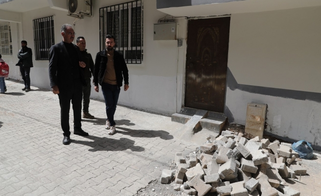 Eyyübiye’de selde zarar gören evlerin içi de boyanacak