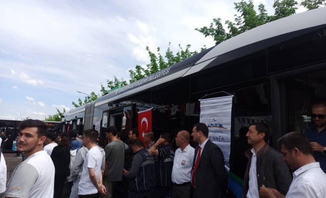 Trambüsler Şanlıurfa yollarında, bir yıl boyunca ücretsiz olacak