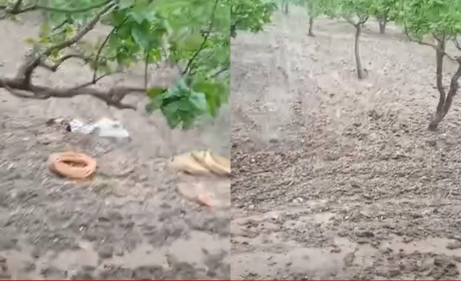 Karaköprü’de dolu yağışı etkili oldu!