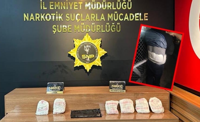 Şanlıurfa’da durdurulan şahsın korsesinden uyuşturucu çıktı