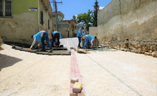 Muradiye Mahallesinde sokaklar yenileniyor