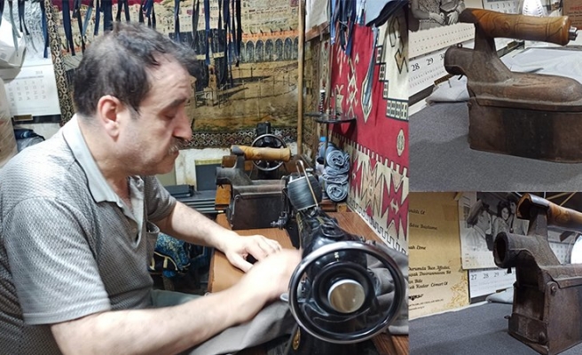 Kömürlü ütüsünden yarım asırdır vazgeçemiyor