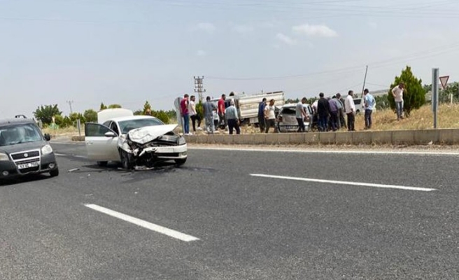 Karaköprü’de trafik kazası meydana geldi