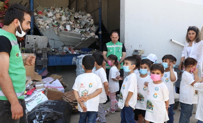 Haliliye’de çocuklara geri dönüşüm bilinci aşılandı