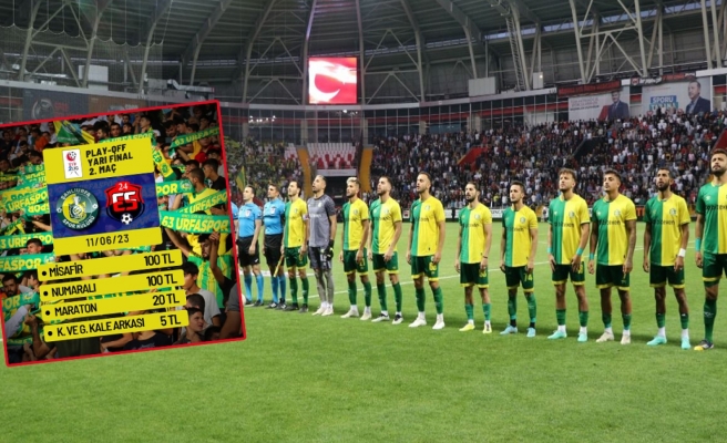 Şanlıurfaspor'un rövanş maçının bilet fiyatları açıklandı