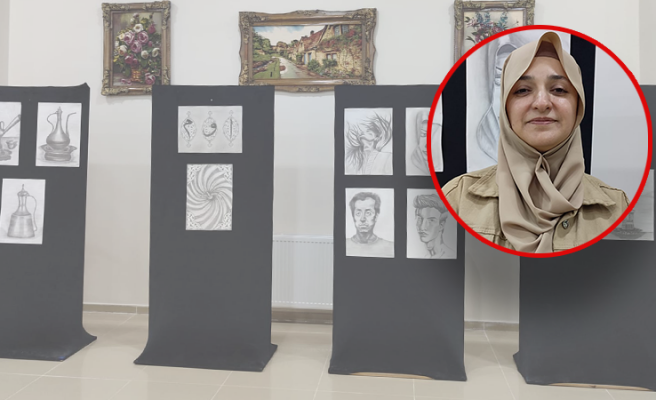 Urfalı ressam sergiye duyulan ilgisizlikten yakındı