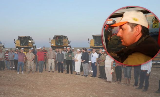 Urfa’da buğday hasadı yapılan dualarla başladı