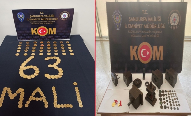 Urfa’da düşük ayarlı altınları piyasaya sürmeye hazırlananlara operasyon