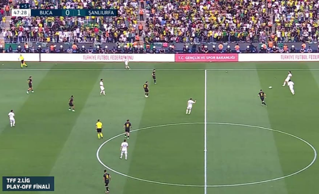 İlk yarı Şanlıurfaspor’un 1-0 üstünlüğü ile bitti!