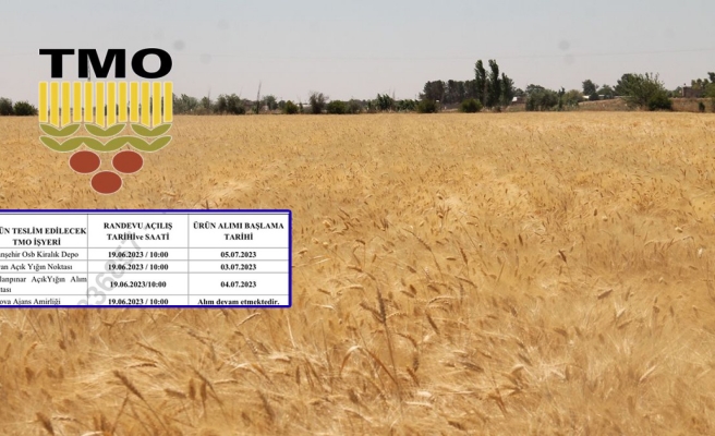 TMO hububat alım ve randevu açılış tarihlerini duyurdu