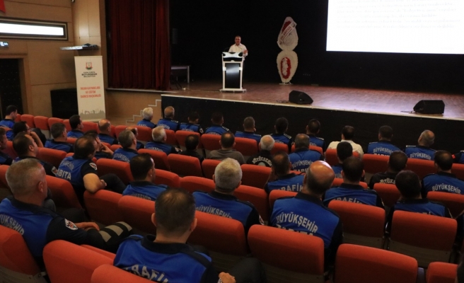 Büyükşehir zabıta ekiplerine yönelik seminer