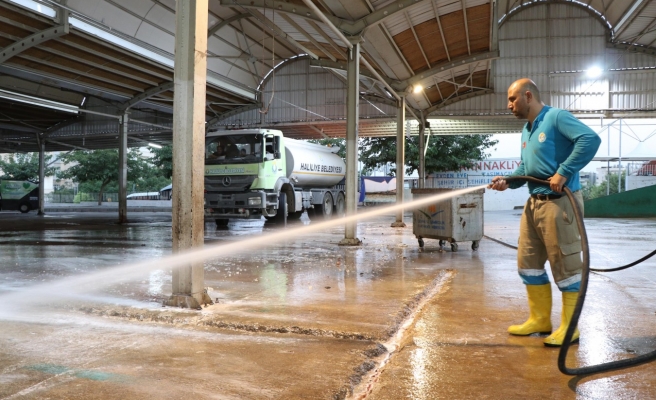 Haliliye Belediyesi personelleri Kurban Bayramı’nda sahada