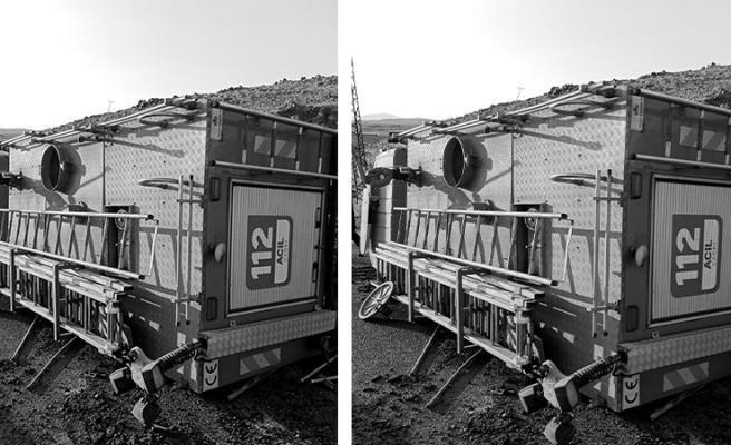 Siverek’te yangına giden itfaiye aracı kaza yaptı: 3 yaralı