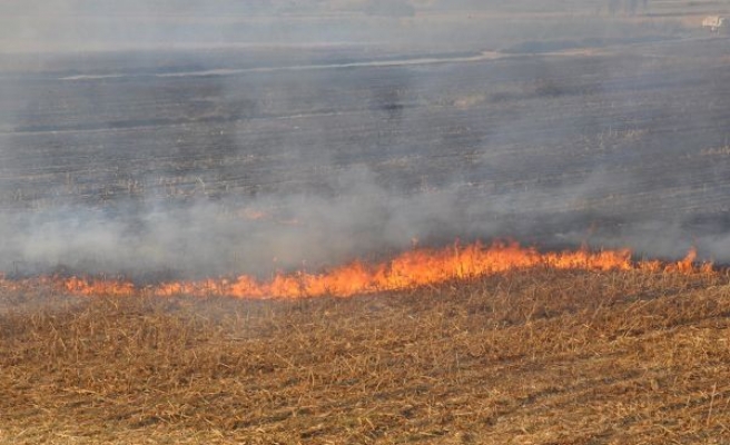 Urfa İtfaiyesi anız yakmanın tehlikelerine dikkat çekti