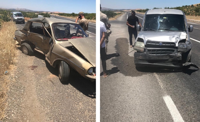 Urfa’da araçlar çarpıştı: 3 yaralı