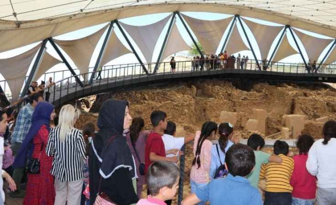 Göbeklitepe’ye bayram tatilinde ziyaretçi akını