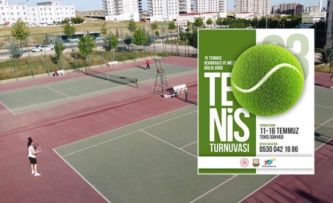 Büyükşehir’den tenis turnuvası