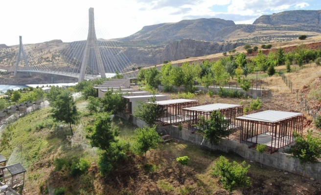 Siverek’te turizmin canlandırılması için bungalov evler yapılıyor