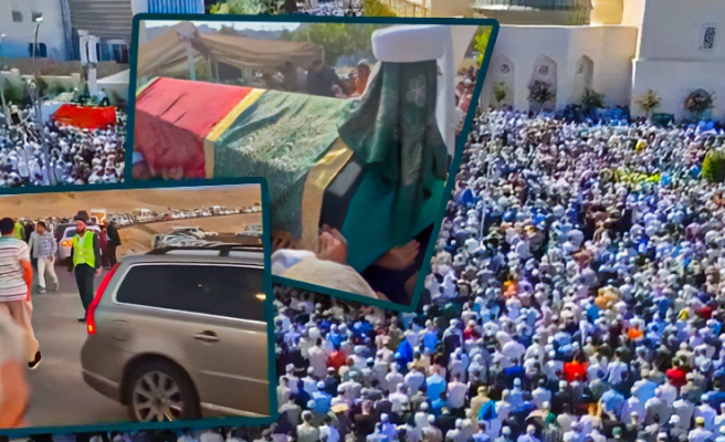 Menzil Şeyhi’nin cenaze törenine binlerce insan katıldı