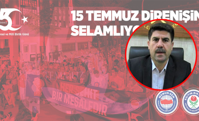 Coşkun: Milletimiz 15 Temmuz'da  her yeri yıkılmaz birer sura dönüştürdü