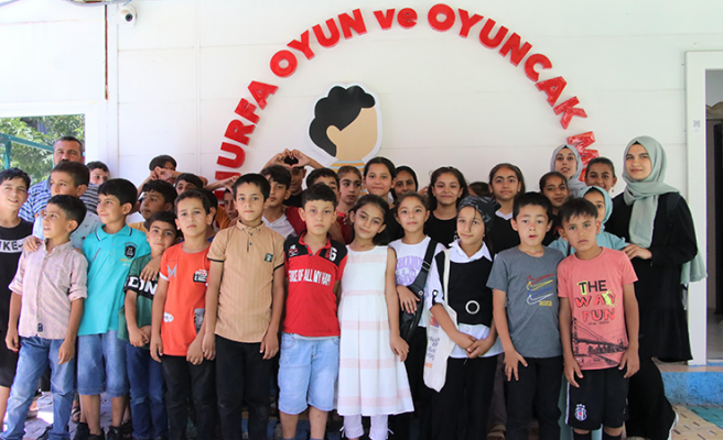 Çocuklar Karaköprü’deki oyuncak müzesini çok sevdi