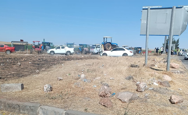 Viranşehir'de çiftçiler yine DEDAŞ'ı protesto etti