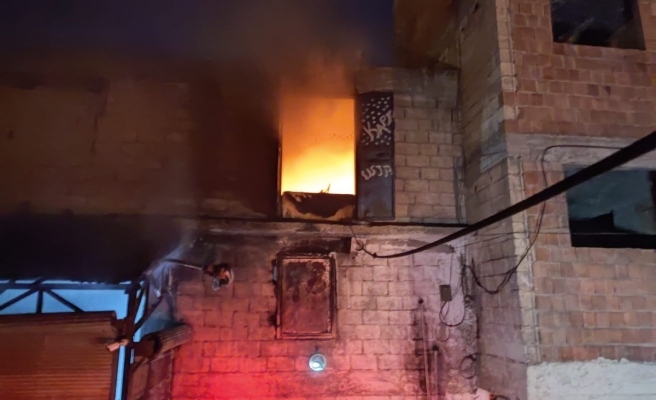 Urfa’da bir iş yerinde korkutan yangın!