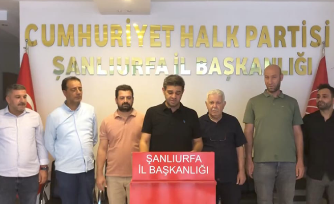 Urfa CHP'den zamlara tepki: İğneden ipliğe her şey zamlanacak