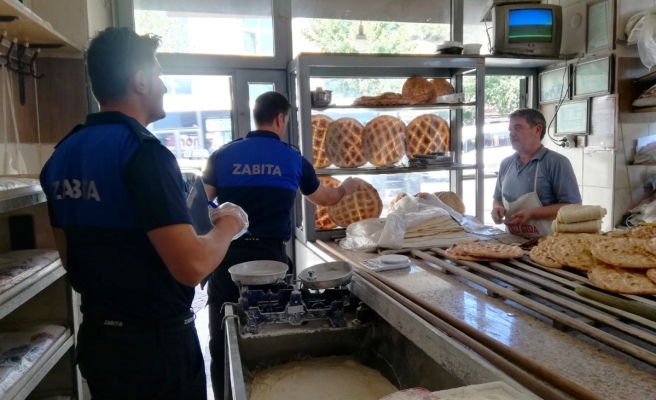 Siverek’te zabıtadan fırın denetimi