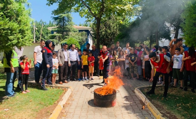 Şanlıurfa İtfaiyesi’nden yangın tatbikatı