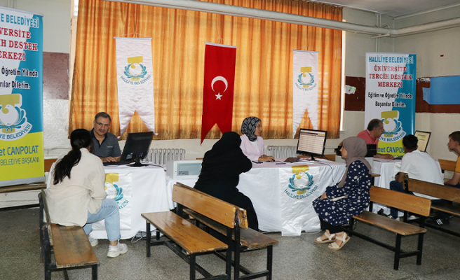 Haliliye Belediyesi tercih destek merkezi hizmette