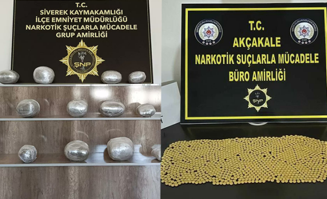 Urfa’daki uyuşturucu operasyonunda 2 kişi yakalandı
