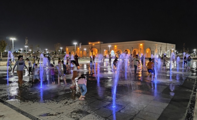 Eyyübiye Millet Bahçesi yaz akşamlarının vazgeçilmezi oldu