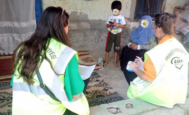 Viranşehir’de dezavantajlı ailelere destek sürüyor