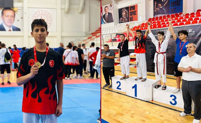 Genç tekvandocu Urfa’nın gururu oldu