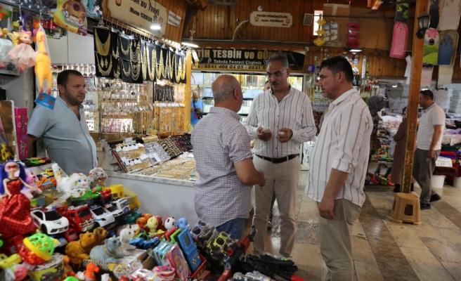 Eyyübiye Belediye Başkanı Kuş'tan esnaf ziyareti