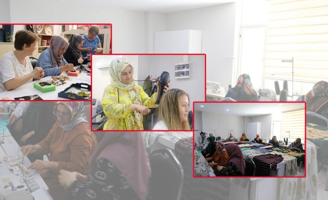 Büyükşehir Belediyesinden kadınlara hem kurs hem istihdam imkanı