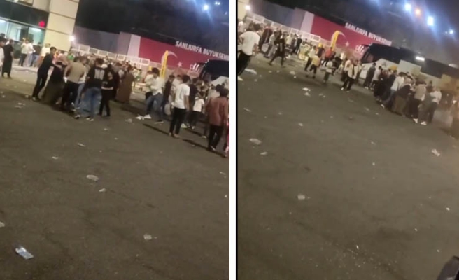 Urfa’da asker uğurlamasında kavga!!